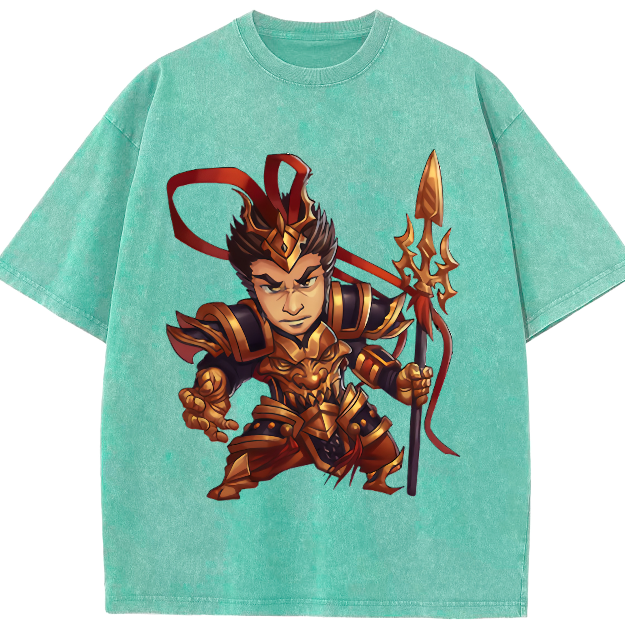 リーグ・オブ・レジェンド League of Legends LOL 綿100% ヴィンテージ風 半袖Tシャツ（フロントプリント）